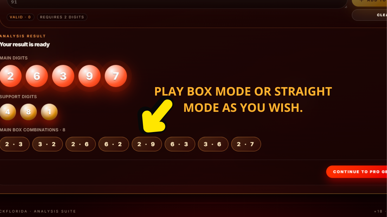 Step 3 — Generate your reading